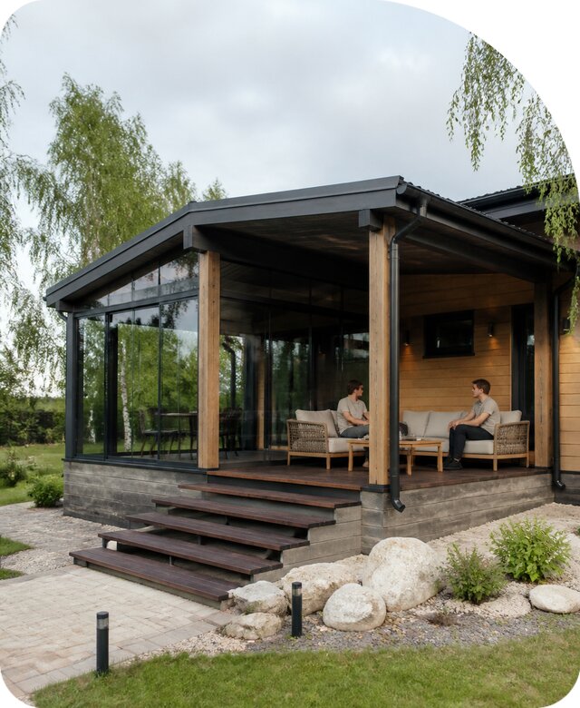 Веранда с террасой в Тольятти по цене от 46539 р. | РадиДОМА-Тля